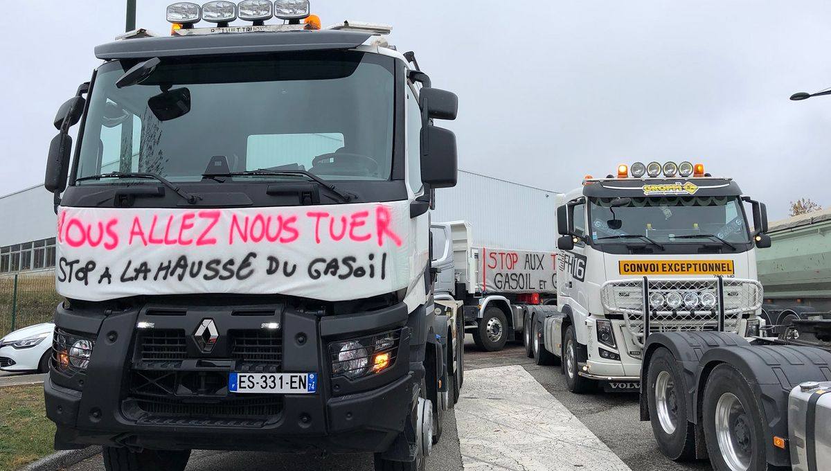 Illustration : 70 camions vont mener une opération escargot sur l'A35 ce jeudi