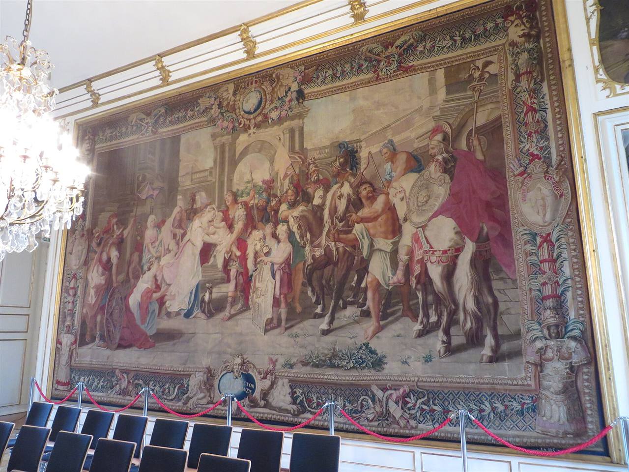 Strasbourg hôtel de ville tapisserie de la salle